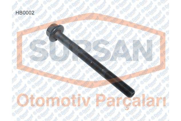 SUPSAN HB0002 Silindir Kapak Saplamasi (10 Adet) Doblo-Palio-Albea-Panda-Punto-Palio Van 1.2 8v/1.4 8v Fire (5mm)